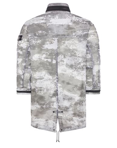 71199 DISSOLVING GRID CAMO MESH ON REFLECTIVE ECONYL® REGENERATED 