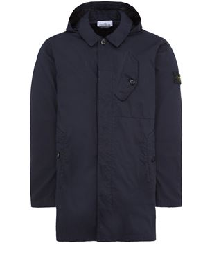 71229 MAN MADE SUEDE TC LONG JACKET Stone Island Men - Official 
