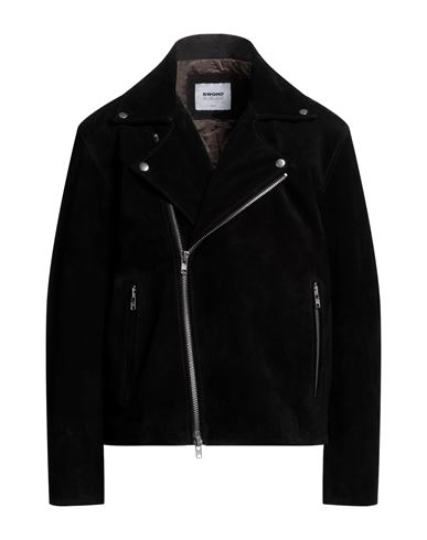 Shop Sword 6.6.44 Man Jacket Black Size 42 Soft Leather