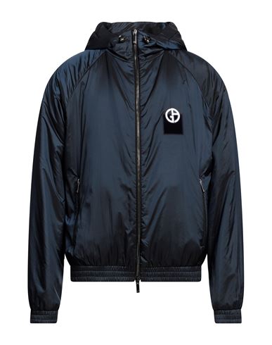 Giorgio Armani Man Jacket Midnight Blue Size 46 Polyamide