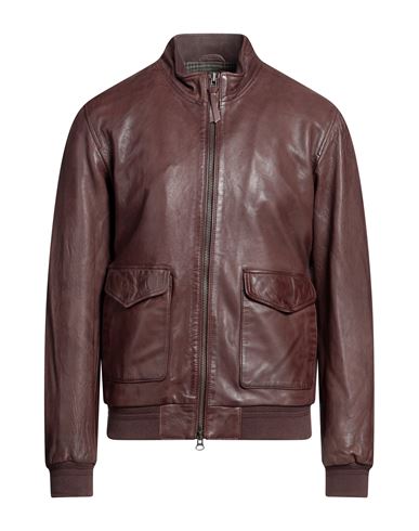 Proleather Man Jacket Cocoa Size Xxl Lambskin In Brown