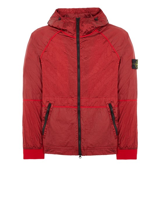 Sold out - Other colours available STONE ISLAND 42020 NYLON METAL WATRO-TC IN ECONYL® REGENERATED NYLON LIGHTWEIGHT JACKET Man Red