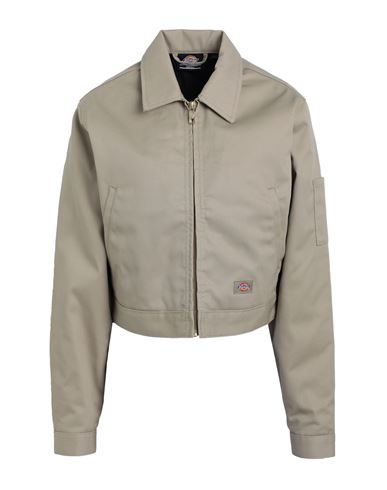 Dickies Lined Eisnhowr Crop W Rec Woman Jacket Beige Size M Polyester, Cotton