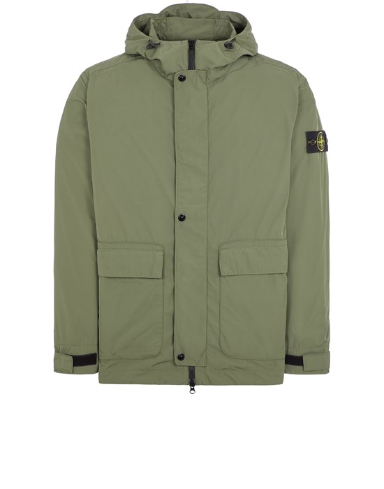Stone Island Lightweight Jacket Green Polyester