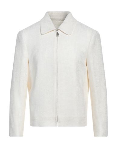 Limitato Man Jacket White Size 36 Viscose, Acrylic, Cotton, Polyamide