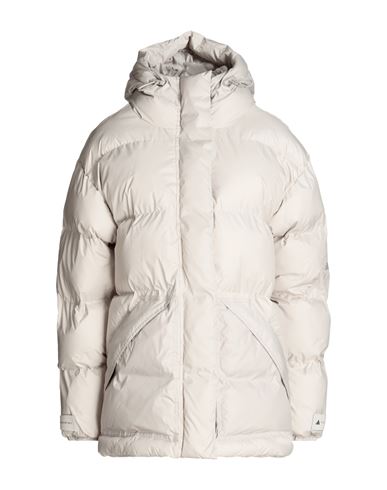 Shop Adidas By Stella Mccartney Woman Puffer Ivory Size L Recycled Polyester In White