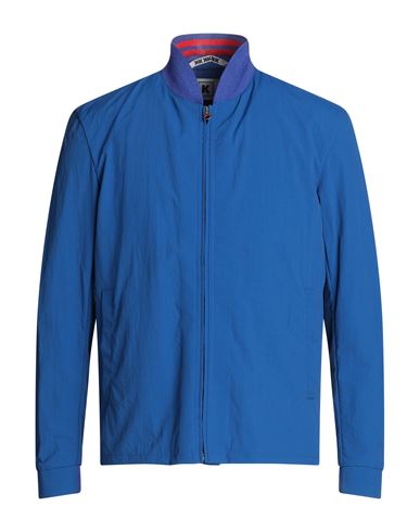 Kired Man Jacket Bright Blue Size 36 Polyamide, Polyurethane
