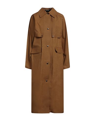 Kassl Editions Woman Overcoat & Trench Coat Camel Size S Cotton, Polyurethane, Elastane In Beige