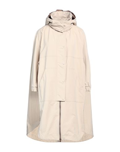 Brunello Cucinelli Woman Overcoat & Trench Coat Beige Size 6 Polyamide, Polyester, Cotton, Brass