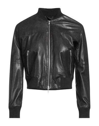 Bully Woman Jacket Black Size 10 Soft Leather, Polyester