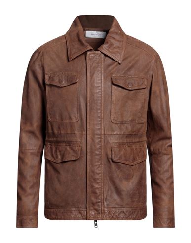 Bully Man Jacket Brown Size 40 Soft Leather