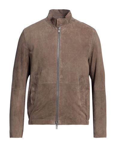 Bully Man Jacket Dove Grey Size 40 Soft Leather