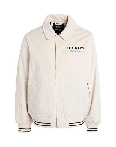 Dickies Westmoreland Jacket Man Jacket Ivory Size M Cotton, Polyester, Elastane In White