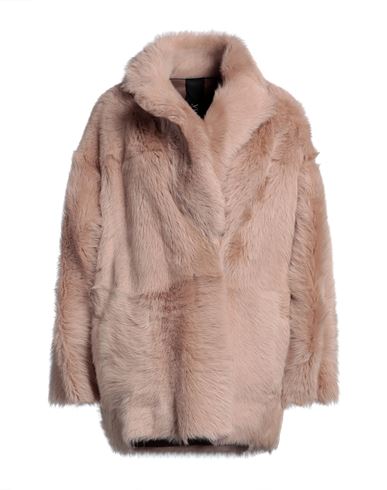 Blancha Woman Coat Blush Size 4 Sheepskin In Pink