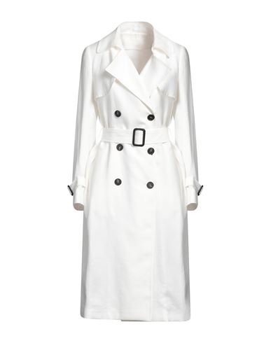 Tagliatore Woman Overcoat Ivory Size 6 Linen In White