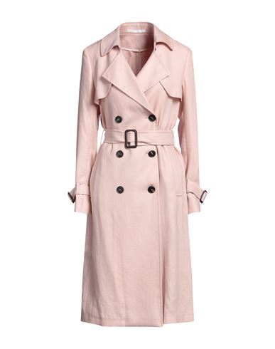 Tagliatore Woman Overcoat Light Pink Size 4 Linen