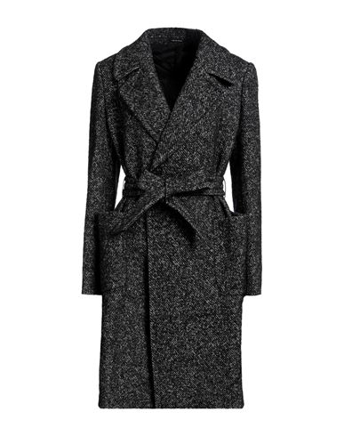Tagliatore 02-05 Woman Coat Grey Size 8 Virgin Wool, Alpaca Wool, Polyamide In Neutral