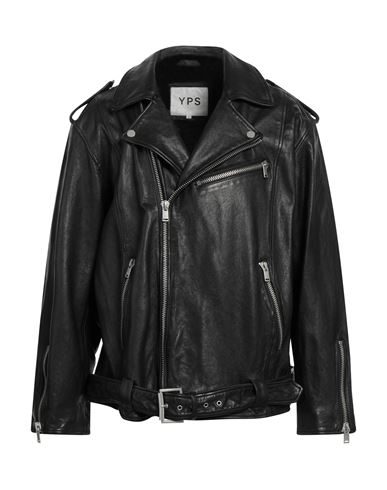 Young Poets Man Jacket Black Size M Soft Leather