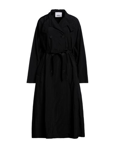 Erika Cavallini Woman Coat Black Size L Polyamide