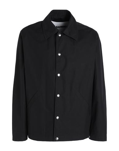 Jil Sander Man Jacket Black Size 36 Cotton