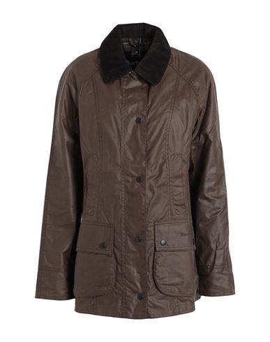 Barbour Woman Jacket Cocoa Size 6 Cotton In Brown