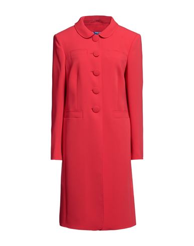 Maison Common Woman Coat Red Size 12 Triacetate, Polyester