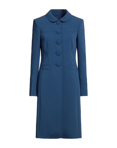 Shop Maison Common Woman Coat Pastel Blue Size 4 Triacetate, Polyester