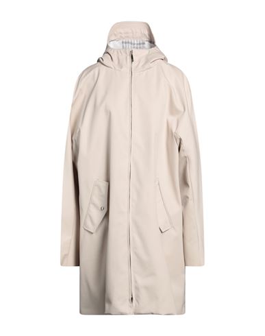 Thom Browne Woman Overcoat & Trench Coat Beige Size 5 Polyester, Cotton, Polyurethane