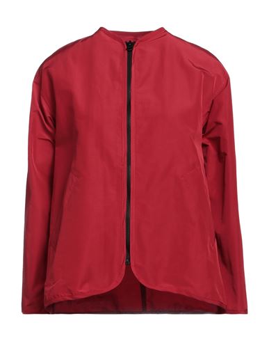 Cape Càpe Woman Jacket Red Size Xs Cotton, Recycled Nylon