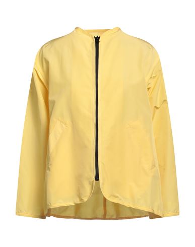 Cape Càpe Woman Jacket Yellow Size Xs Cotton, Recycled Nylon