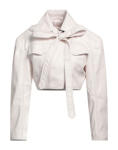 Materiel Stitched Cropped Jacket In White