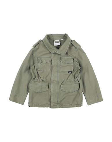 Aspesi Babies'  Toddler Boy Jacket Military Green Size 6 Cotton, Elastane