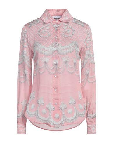 Moschino Woman Shirt Pink Size 12 Viscose