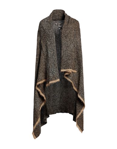 Shop Giorgio Brato Woman Cardigan Khaki Size M Wool, Polyamide, Cashmere, Silk In Beige