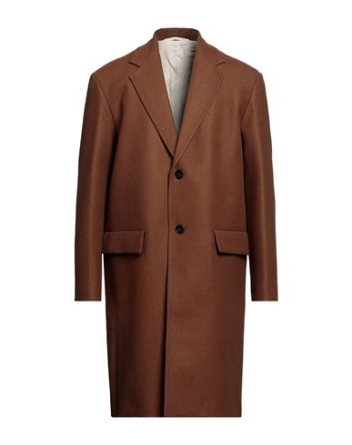 Oamc Man Coat Brown Size 40 Wool