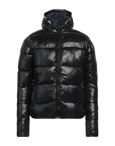 Calvin Klein Man Down Jacket Black Size L Nylon