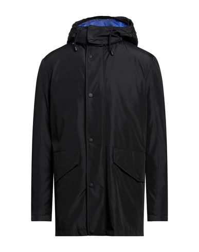 Canali Man Jacket Black Size 40 Polyester