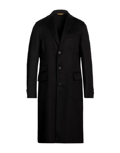 Canali Man Coat Black Size 40 Wool, Cashmere, Silk