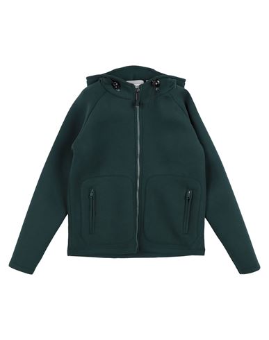 Shop Paolo Pecora Toddler Boy Jacket Dark Green Size 6 Cotton, Elastane, Viscose