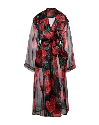Dolce & Gabbana Woman Overcoat & Trench Coat Black Size 2 Silk