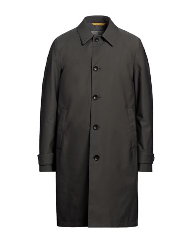 Canali Man Coat Dark Green Size 38 Wool, Polyamide, Silk, Cupro, Polyester