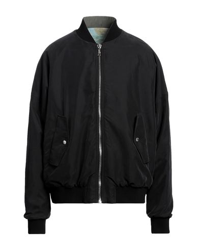 Balmain Man Jacket Black Size 42 Cotton, Modal, Polyester, Elastane, Silicone