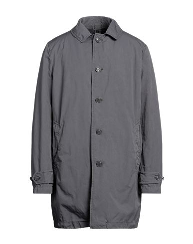 Aspesi Man Overcoat Grey Size Xxl Polyamide In Gray