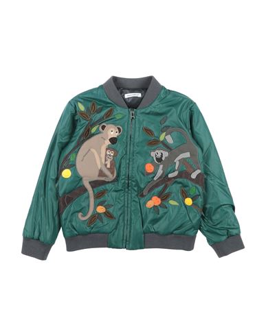 Shop Dolce & Gabbana Toddler Boy Jacket Dark Green Size 7 Polyamide, Polyester