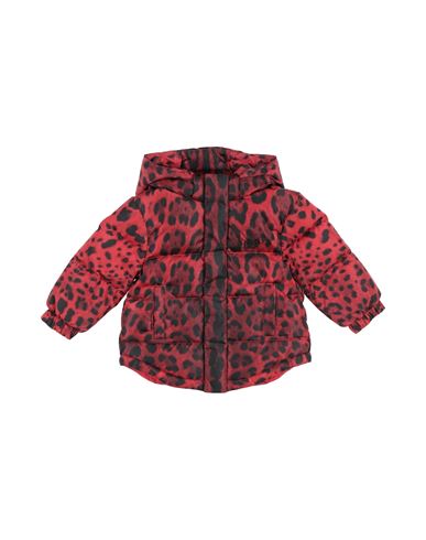 Dolce & Gabbana Newborn Girl Puffer Red Size 3 Polyamide, Viscose In Red