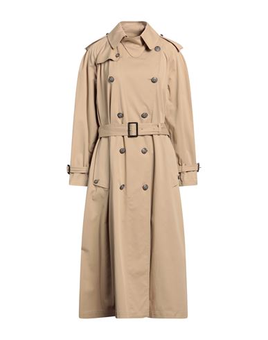 Dolce & Gabbana Woman Overcoat & Trench Coat Sand Size 4 Cotton, Elastane In Beige