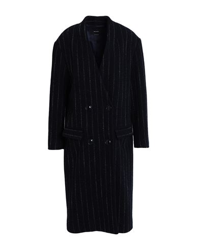 Isabel Marant Woman Coat Midnight Blue Size 6 Virgin Wool In Blue