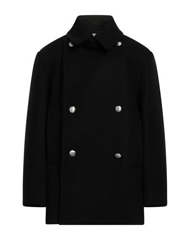 Jil Sander Man Coat Black Size 38 Wool