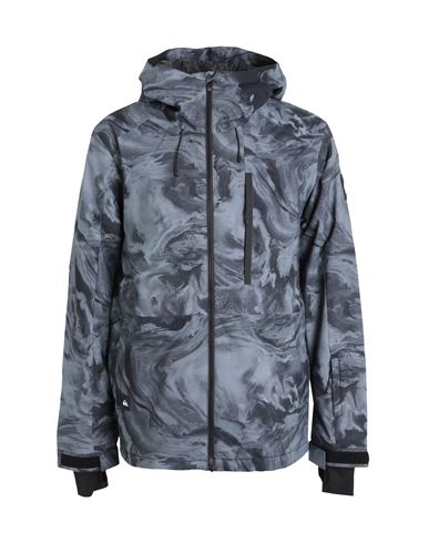 Shop Quiksilver Qs Giacca Snow Mission Printed Jk Man Jacket Grey Size L Polyester