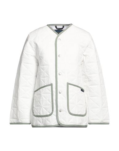 Lavenham Woman Jacket White Size 10 Cotton, Polyester